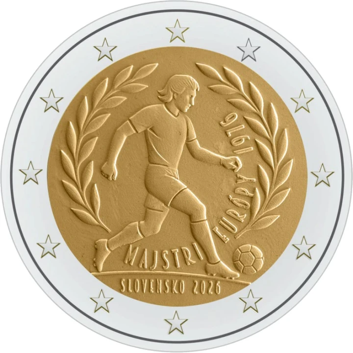 2 euro Słowacja 50. r. zwycięstwa Czechosłowacji w ME 2026
