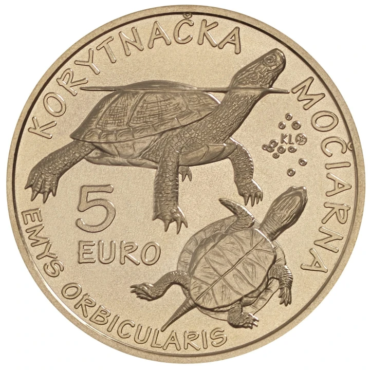 5 euro Słowacja Żółw błotny 2026