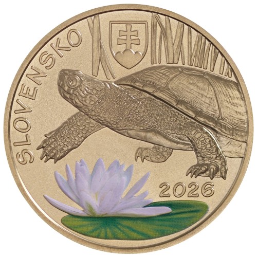 5 euro Słowacja Żółw błotny 2026