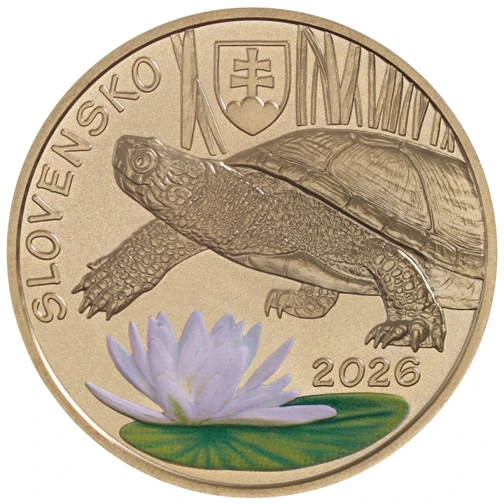 5 euro Słowacja Żółw błotny 2026