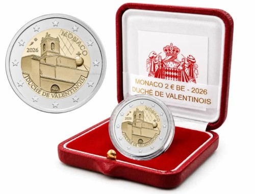 2 euro Monako Księstwo Valentinois 2026