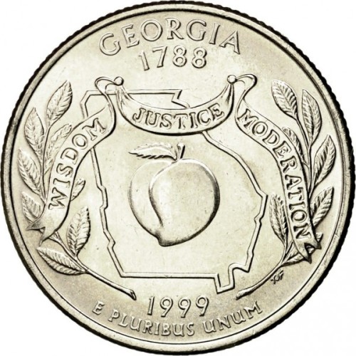 USA 25 c Georgia 1999