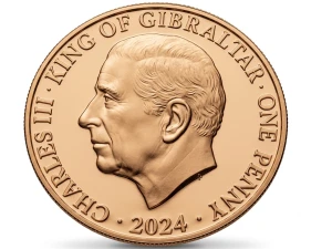 Gibraltar 1 pens Karol III 2024