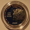 USA 25 c New Hampshire 2000 KOLOR