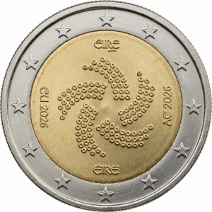 2 euro Irlandia Przewodnictwo w UE 2026
