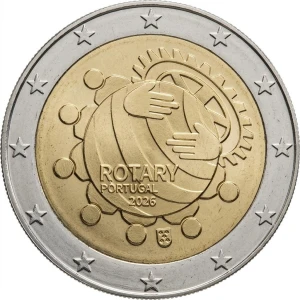 2 euro Portugalia Rotary 2026