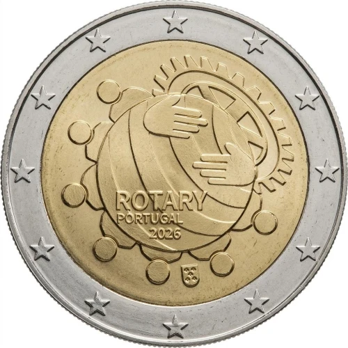 2 euro Portugalia Rotary 2026