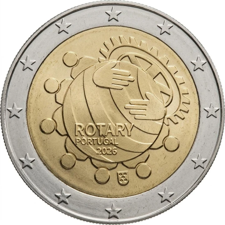 2 euro Portugalia Rotary 2026