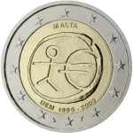 2 euro Malta 10 lat strefy euro 2009