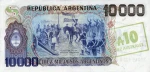 Argentyna 10 australes Flaga 1985 P-322c
