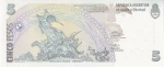 Argentyna 5 peso Jose de San Martin 2003 P-353a