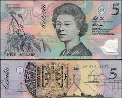 Australia 5 dolarów 1992 P-50a
