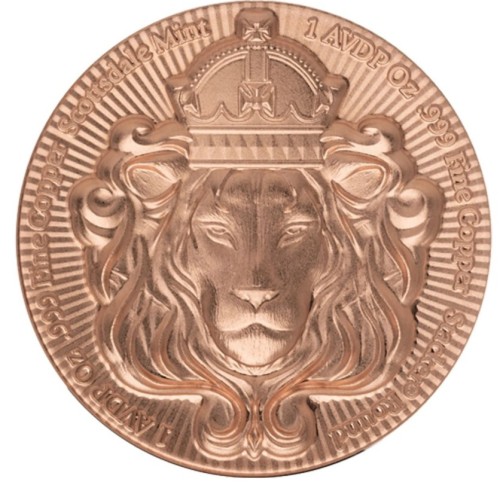 Lion stacker 1 oz Cu.999 2026