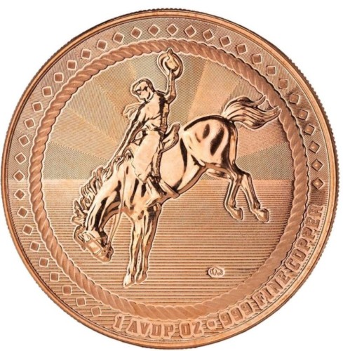 Cowboy with Buffalo 1 oz Cu.999 2026