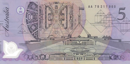 Australia 5 dolarów 1992 P-50a