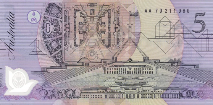 Australia 5 dolarów 1992 P-50a
