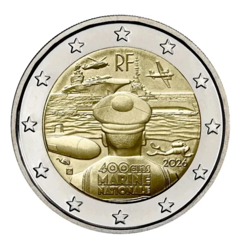 2 euro Francja Marynarka 2026