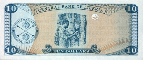 Liberia 10 $ 2011 P-27f