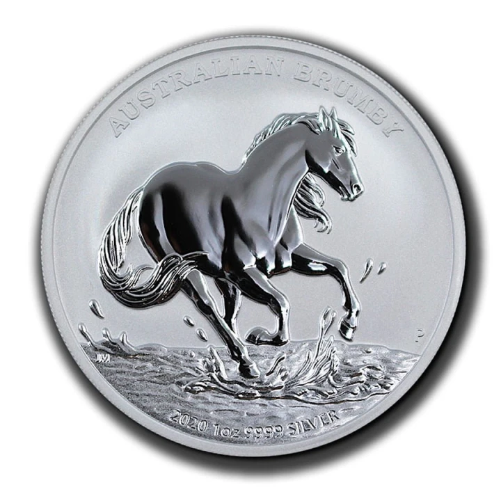 Australia 1$ Koń Australijski Brumby 2020 1 Oz Ag.999