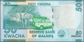 Malawi 50 kwacha Park  Kasungu- Słonie 2012 P-58a