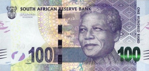 RPA 100 Rand Nelson Mandela / Bawół 2015 P-141b