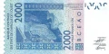 Senegal- Afryka zach. 2000 CFA Ryby 2024 P-716K