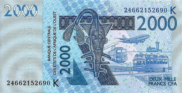Senegal- Afryka zach. 2000 CFA Ryby 2024 P-716K