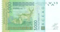 Senegal- Afryka zach. 5000 CFA Antylopy 2024 P-717K