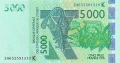 Senegal- Afryka zach. 5000 CFA Antylopy 2024 P-717K