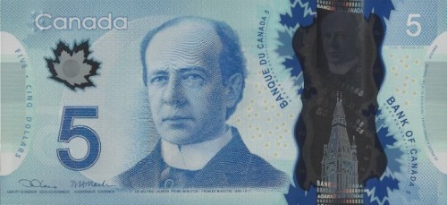 Kanada 5 $ Kosmonauci 2013 P-106e