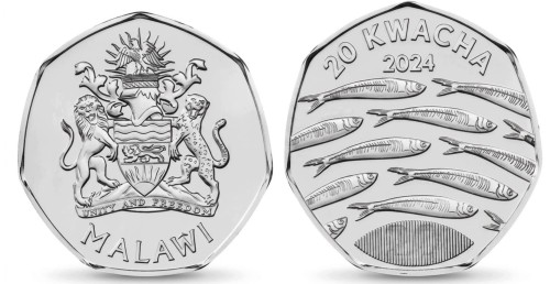 Malawi 50 + 20 kwacha Zwierzęta 2024