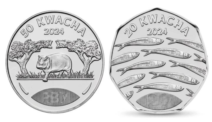 Malawi 50 + 20 kwacha Zwierzęta 2024