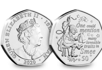 Wyspa Man 50 pensów Piotruś Pan - Pan Smee 2020