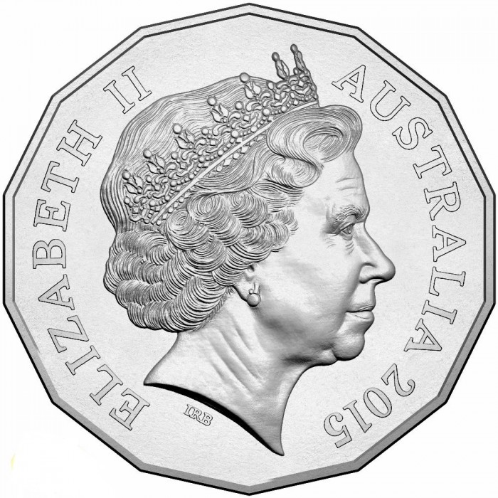 Australia 50 c Rok kozy 2015