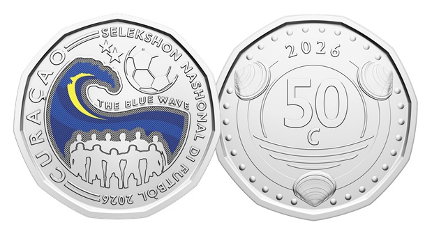 Curacao 50 centów Mistrzostwa Świata FIFA 2026