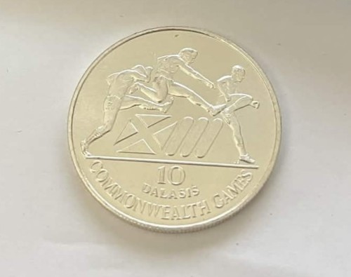 Gambia 10 dalasi XIII Igrzyska Wspólnoty Narodów, Edynburg 1986 1986