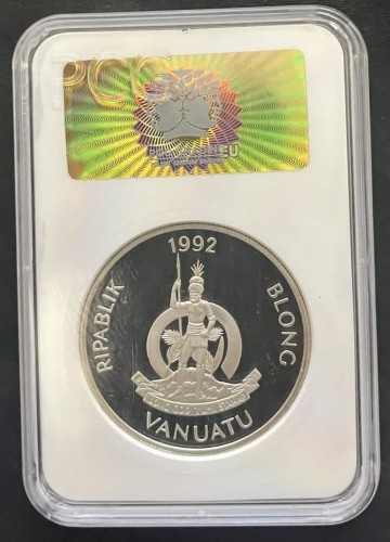 Vanuatu 50 vatu Barcelona 1992 1992 PCG PR67