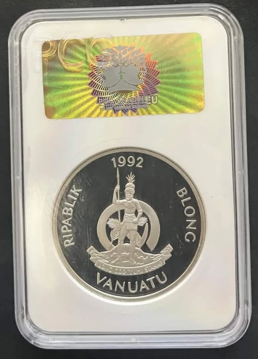 Vanuatu 50 vatu Barcelona 1992 1992 PCG PR67
