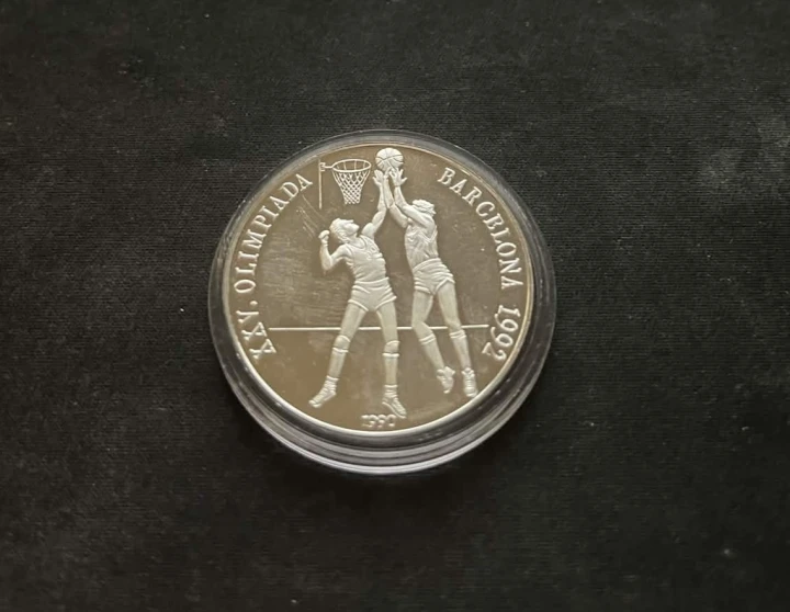 Kuba 10 peso Barcelona 1992 - koszykówka 1990