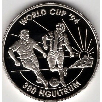 Bhutan 300 ngultrum Mundial 1994, USA 1992