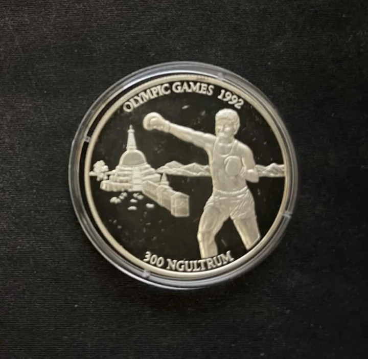 Bhutan 300 ngultrum Barcelona 1992 - boks 1992