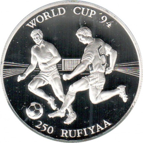 Malediwy 250 rupii Mundial 1994 1993
