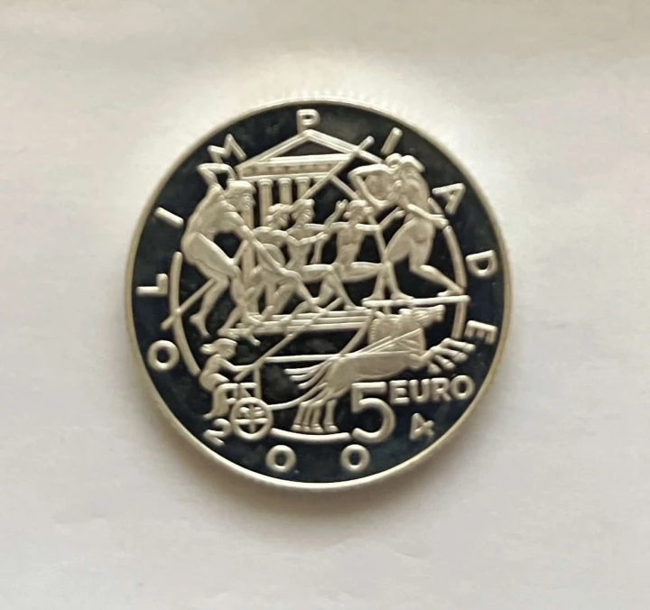 San Marino 5 euro XXVIII Letnie Igrzyska Olimpijskie, Ateny 2004 2003