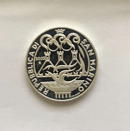 San Marino 5 euro XXVIII Letnie Igrzyska Olimpijskie, Ateny 2004 2003