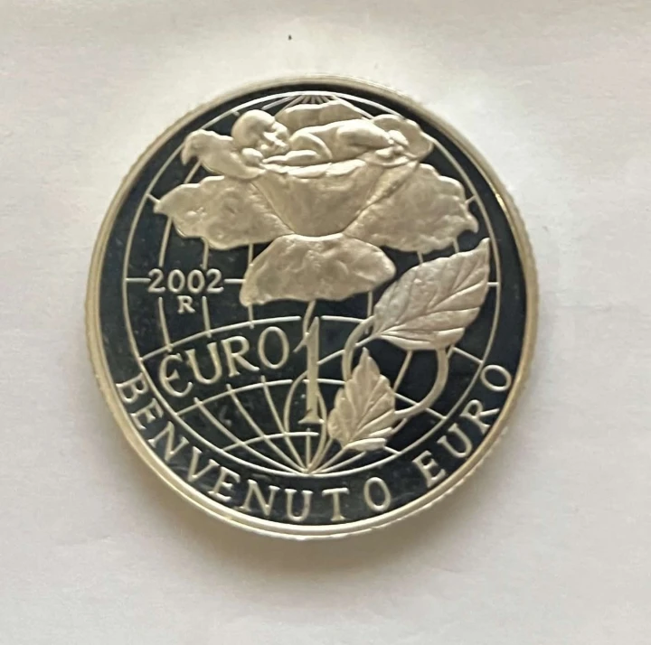 San Marino 10 euro Wprowadzenie euro 2002