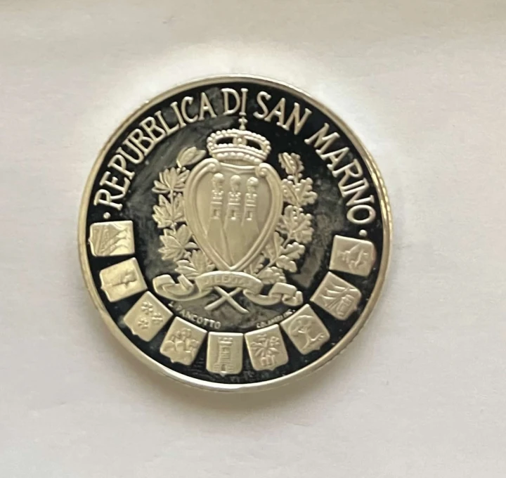 San Marino 10 000 lirów Euro 1997