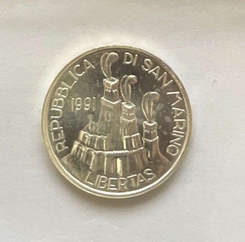 San Marino 1000 lirów 1991