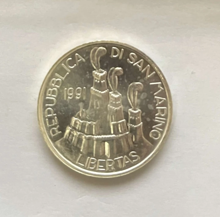 San Marino 1000 lirów 1991
