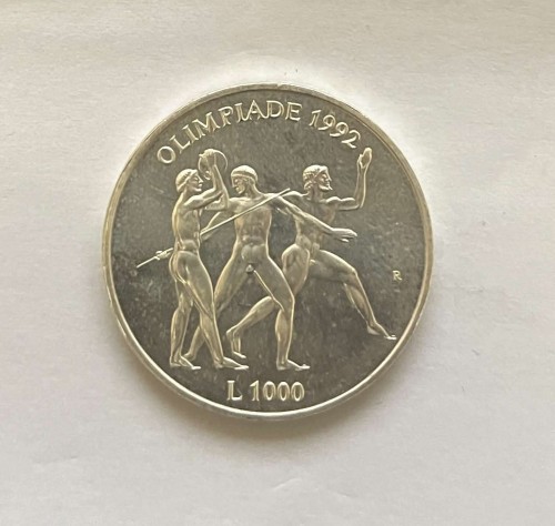 San Marino 1000 lirów Igrzyska XXV Olimpiady, Barcelona 1992 1992
