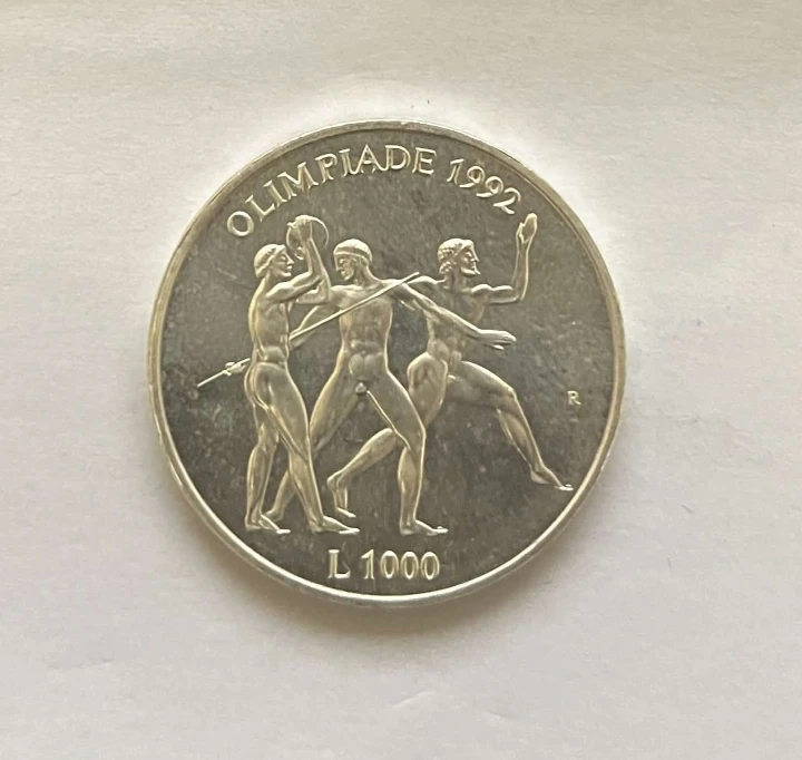 San Marino 1000 lirów Igrzyska XXV Olimpiady, Barcelona 1992 1992